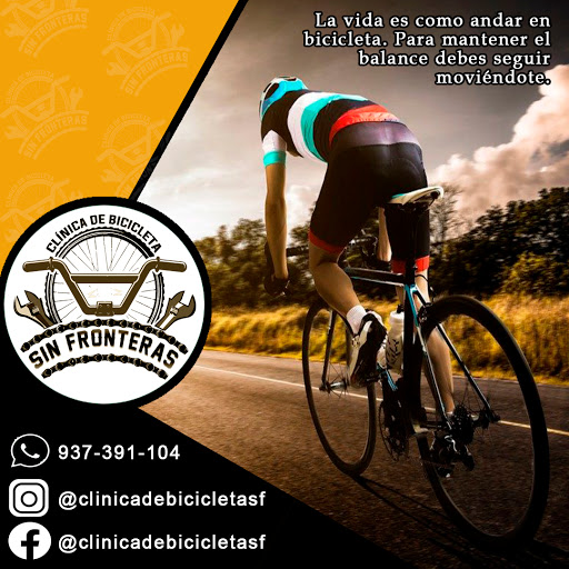 Taller de bicicletas - clinica de Bicicleta Sin Fronteras